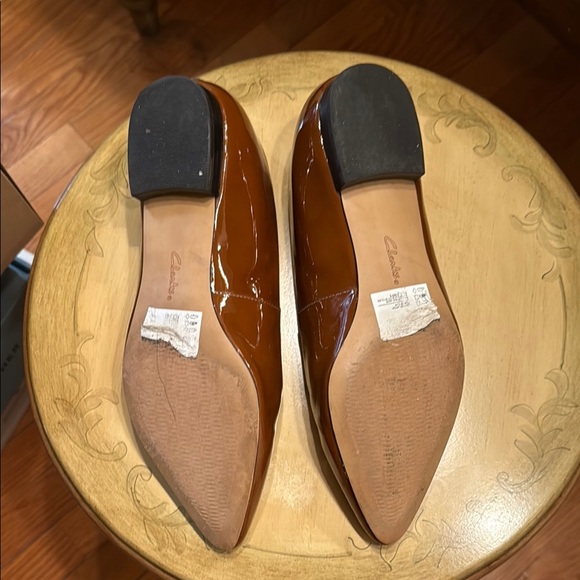 Clarks Cognac Brown (Corbeth Abby) Flats 8.5 M - Picture 3 of 5